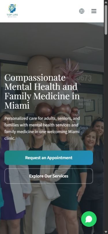 Mobile screenshot of Toplife Medical Center