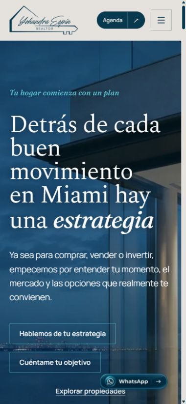 Mobile screenshot of Yohandra Espin Realtor